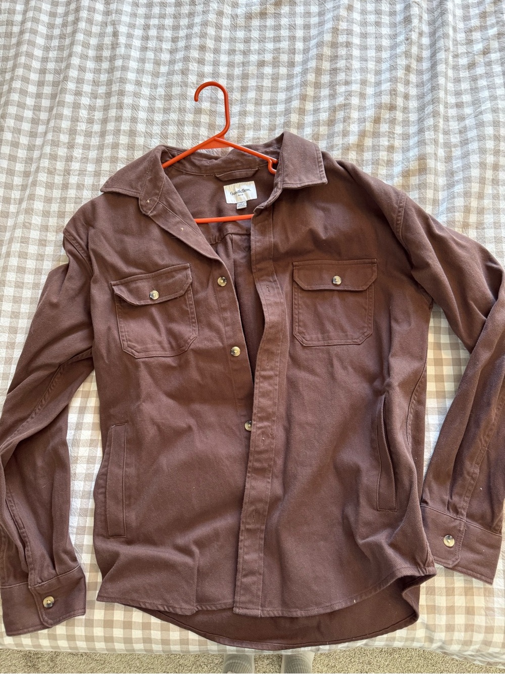 Goodfellow & Co Brown Utility Shirt Jacket